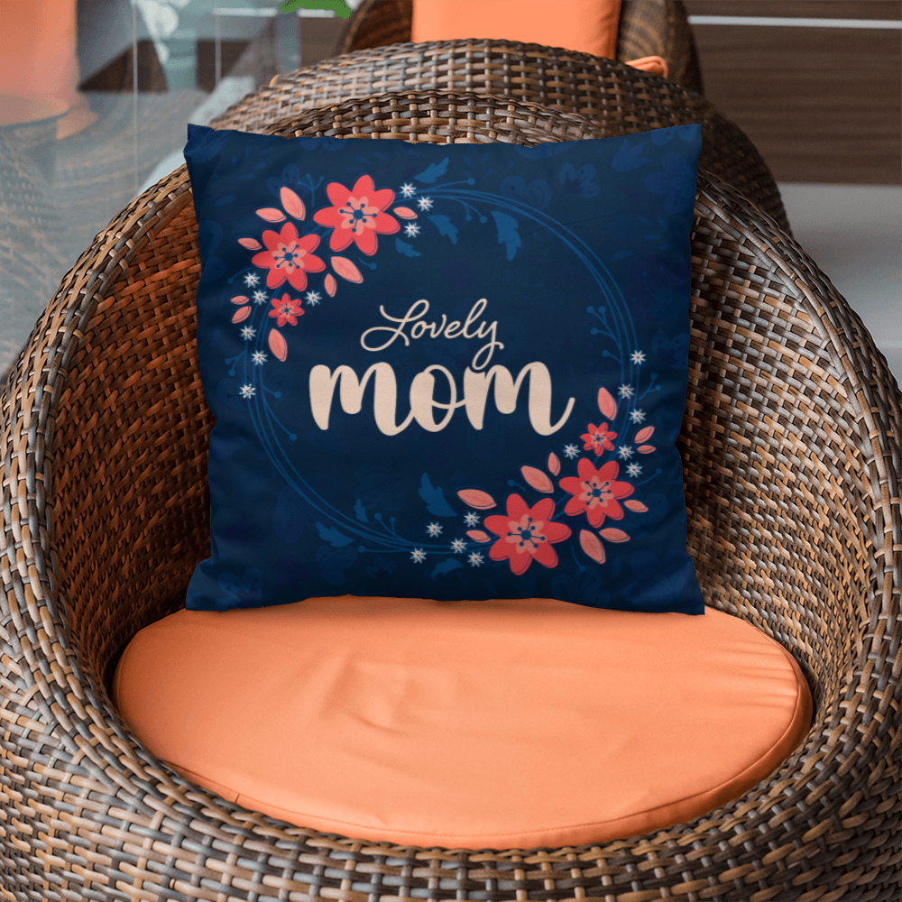 Classic Pillow Cover with Insert - Lovely Mom