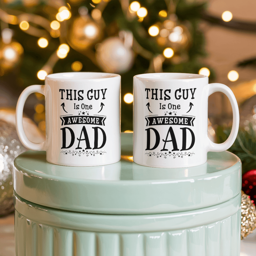 11 oz White Ceramic Mug This Is One Awesome Guy