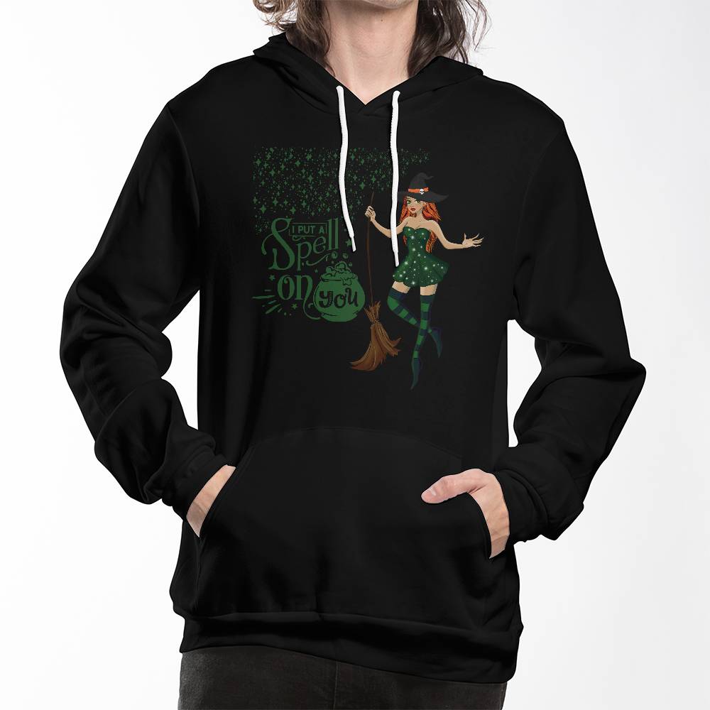 I PUT A SPELL ON YOU - BLACK or HEATHER HOODIE SWEATSHIRT