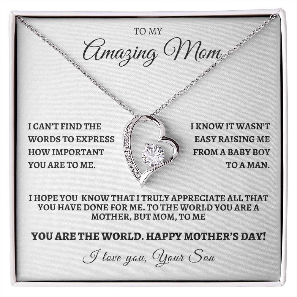 Happy Mother's Day from Your from Son - You Are The World To Me