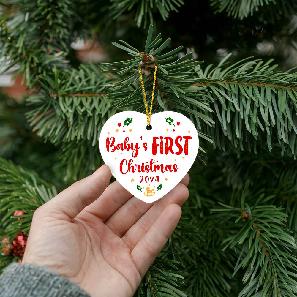 Christmas Ornament - Baby's First Christmas