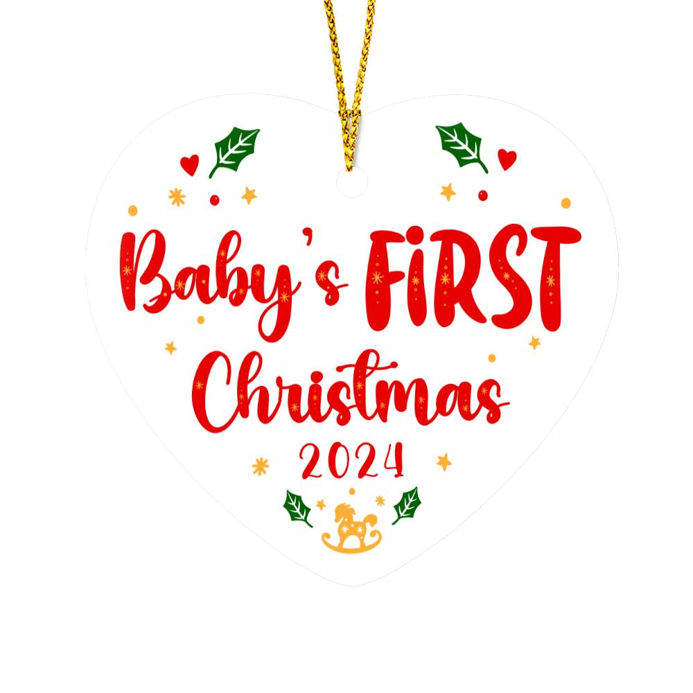 Christmas Ornament - Baby's First Christmas