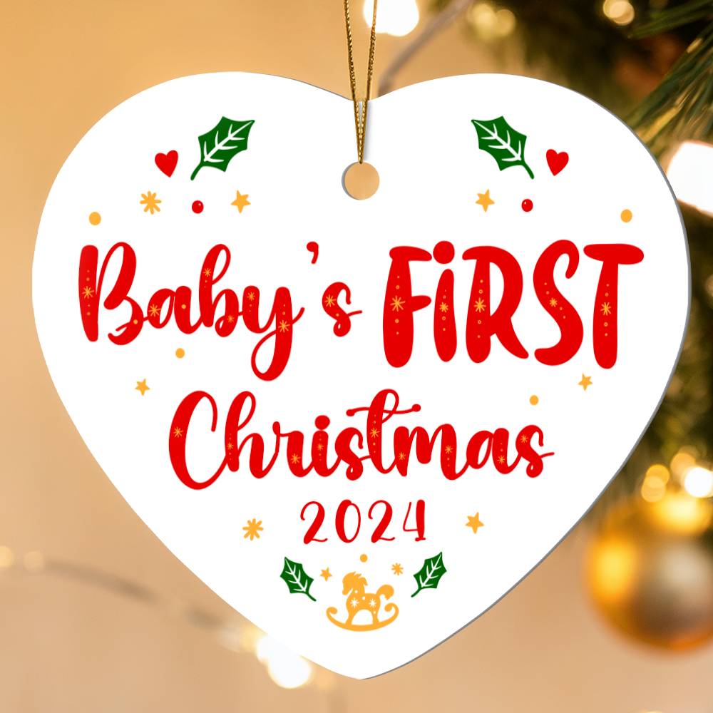 Christmas Ornament - Baby's First Christmas