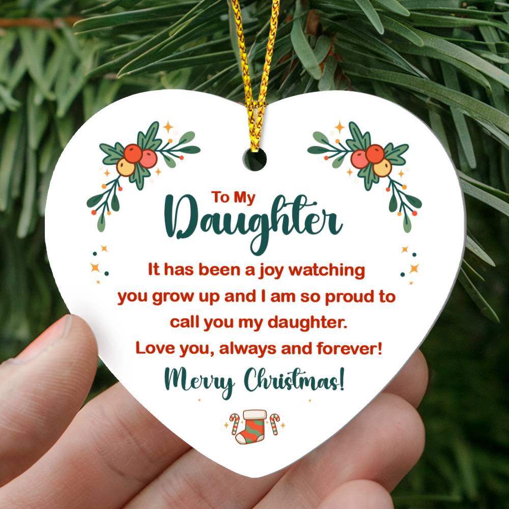 Christmas Ornament - It's been a Joy Watching You Grow