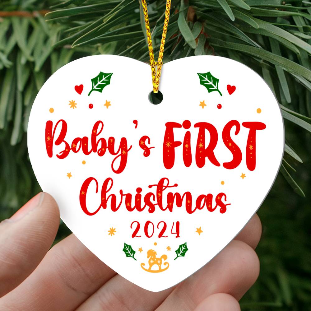 Christmas Ornament - Baby's First Christmas