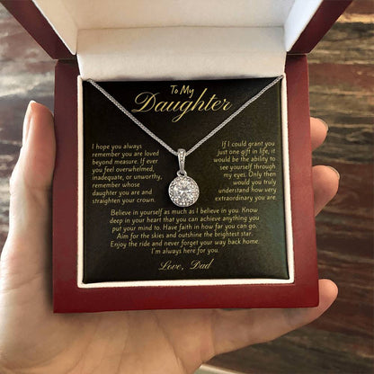 Necklace Gift for Daughter from Dad - Available in Eight Pendant Variations