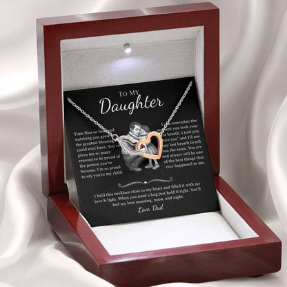 Necklace Gift for Daughter from Dad - Four Pendant Variations to Choose From