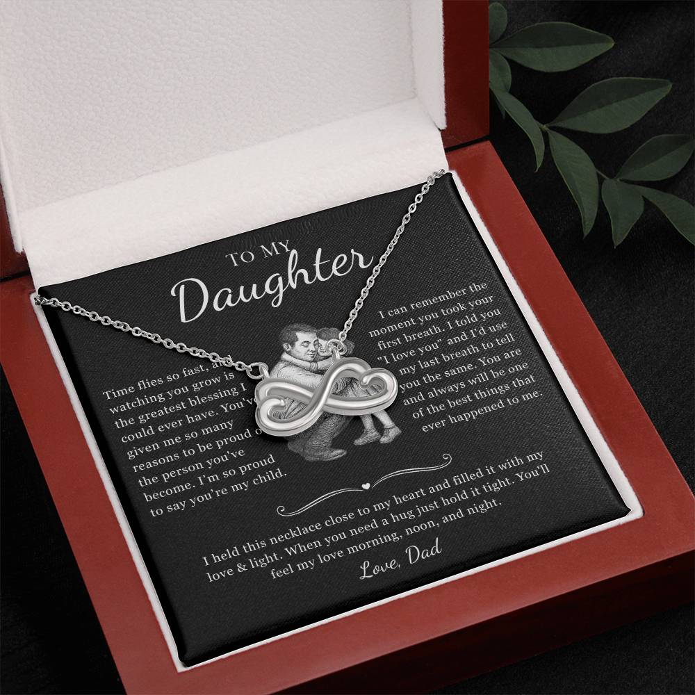 Necklace Gift for Daughter from Dad - Four Pendant Variations to Choose From