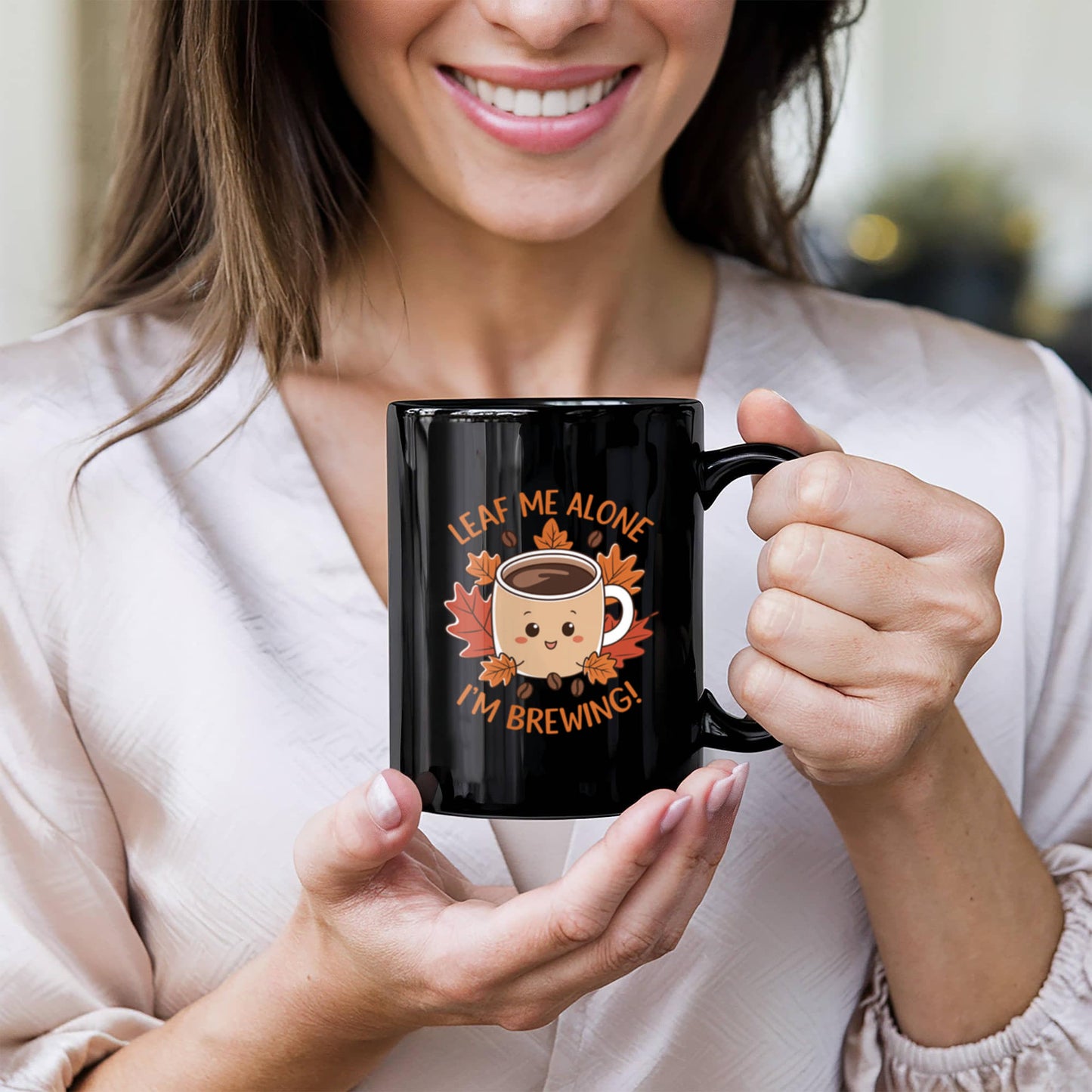 Black Ceramic Mug - I'm Brewing