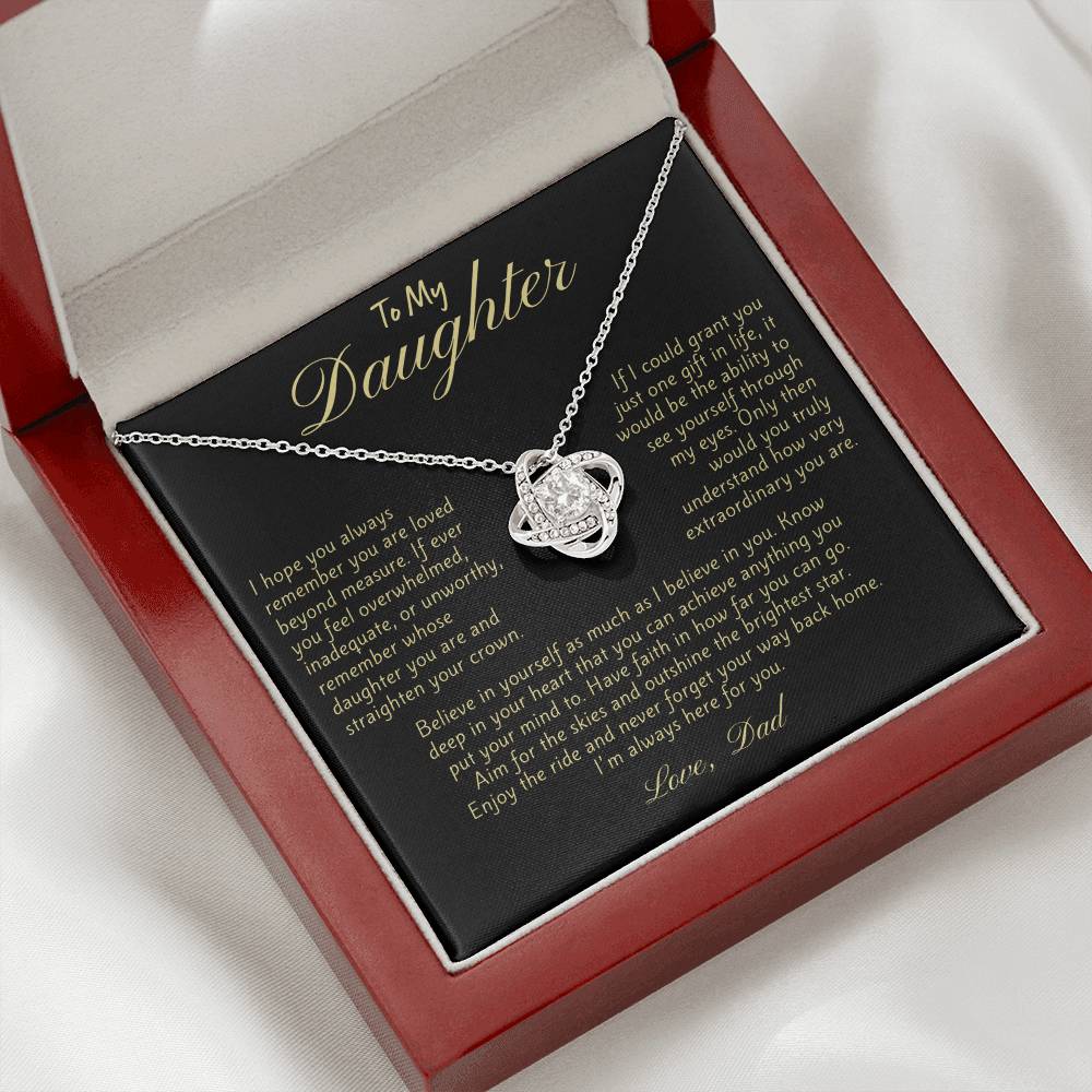 Necklace Gift for Daughter from Dad - Available in Eight Pendant Variations