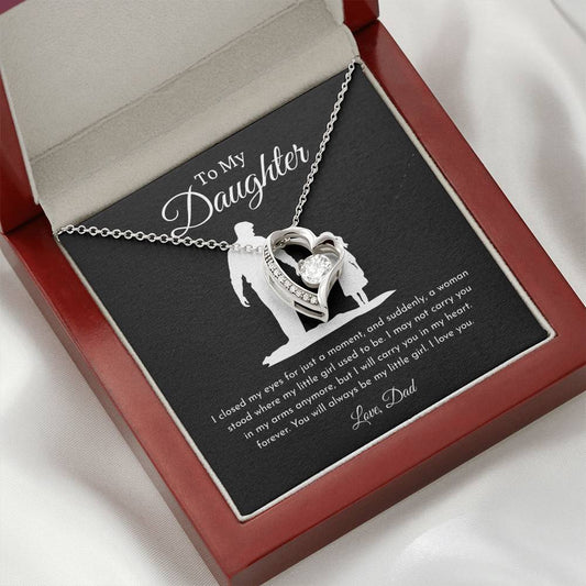 Necklace Gift to Daughter from Dad - Four Pendant Options to Choose From