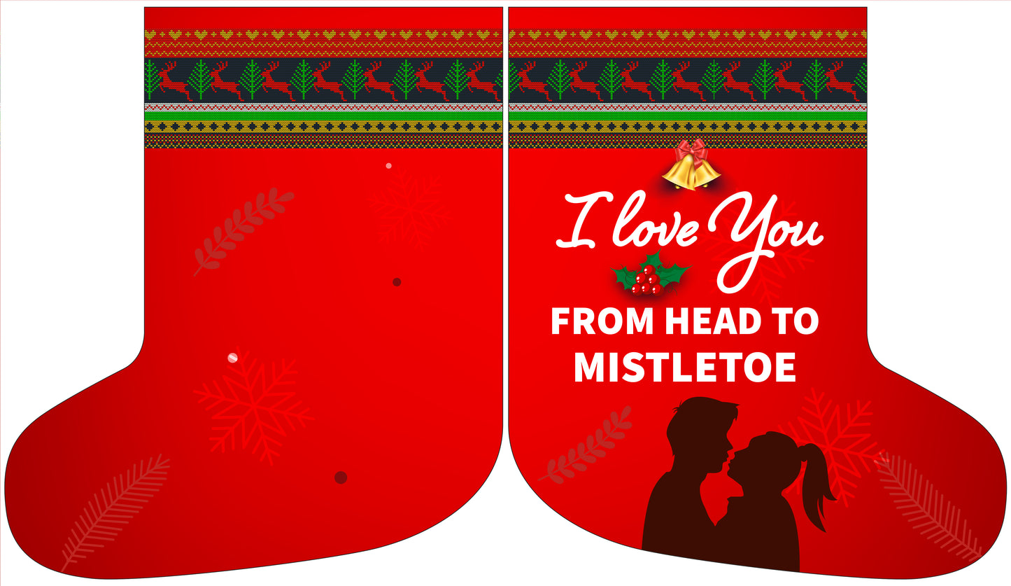 Giant Stocking - From Head to Mistletoe