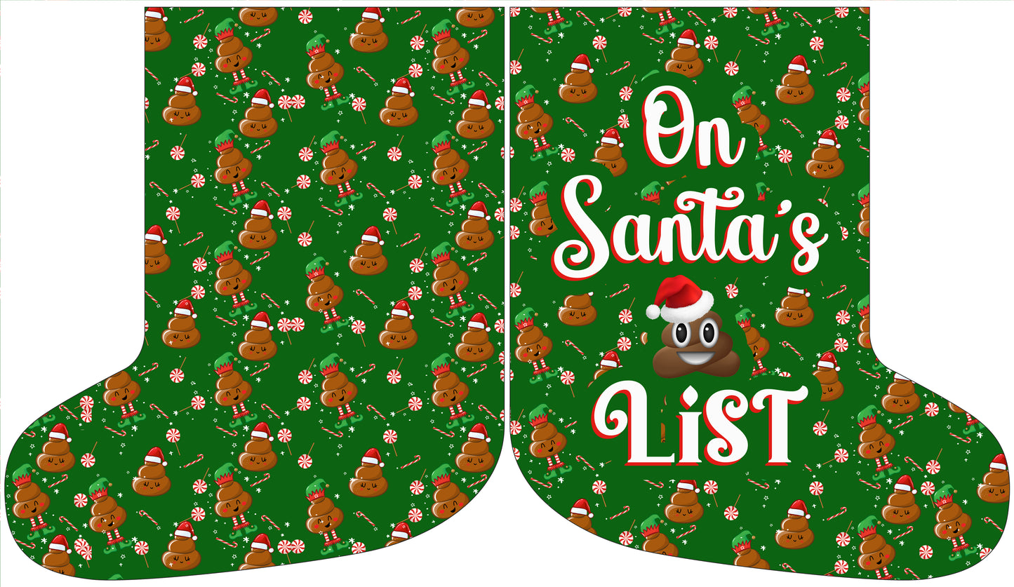 Giant Stocking - On Santa's List