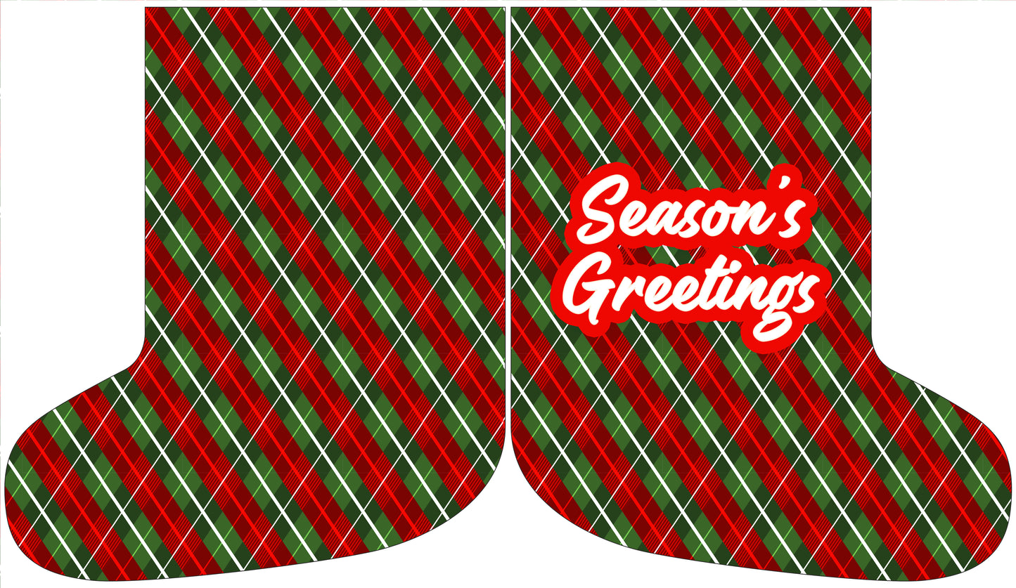 Giant Stocking - Season's Greetings