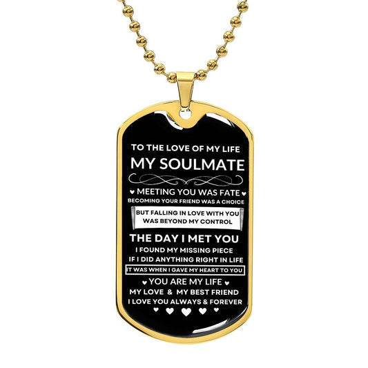 Soulmate - Military Style Necklace