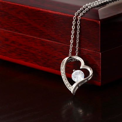 Mother's Day Forever Love Necklace from Bonus Children - Life Gave Us the Gift of You