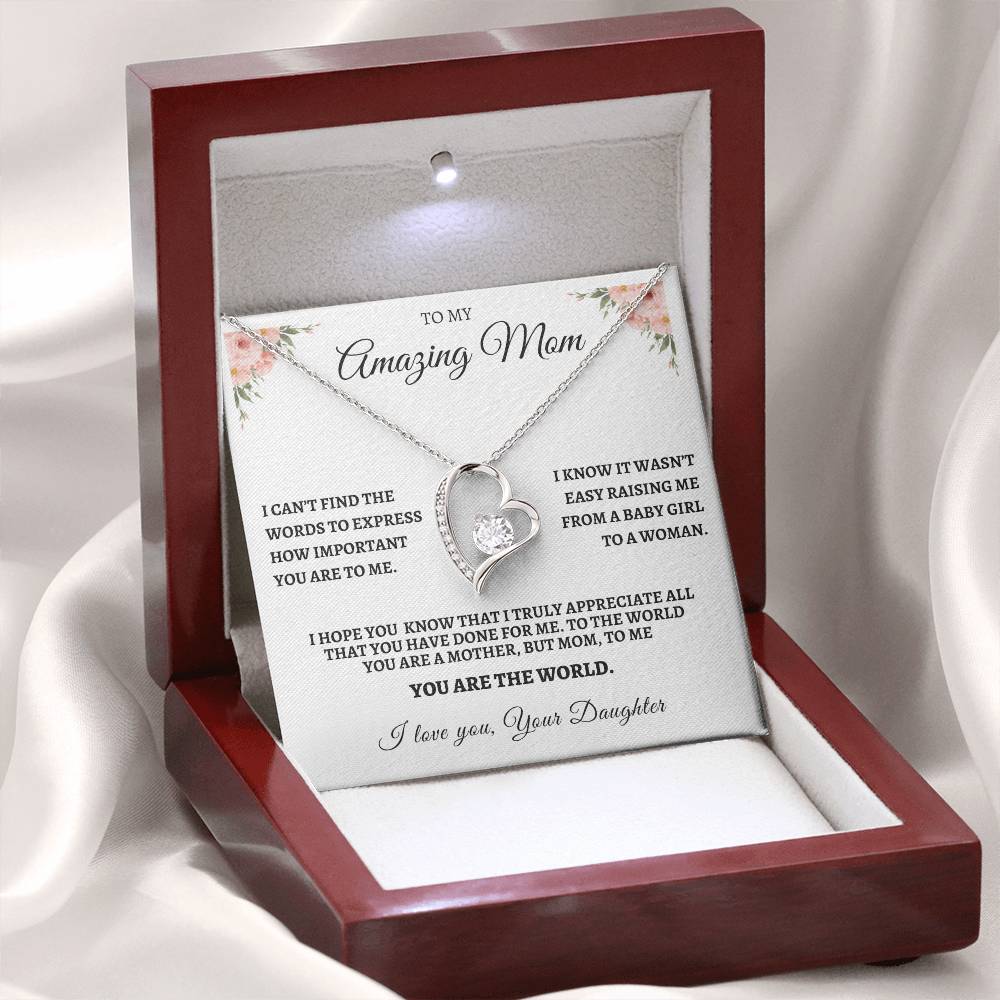 Forever Love Necklace - From Your Daughter, I Truly Appreciate You