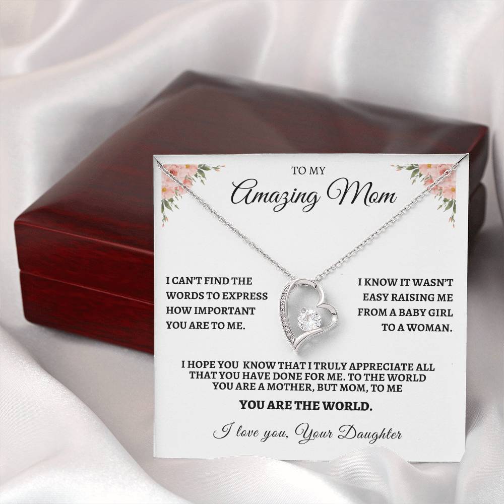 Forever Love Necklace - From Your Daughter, I Truly Appreciate You