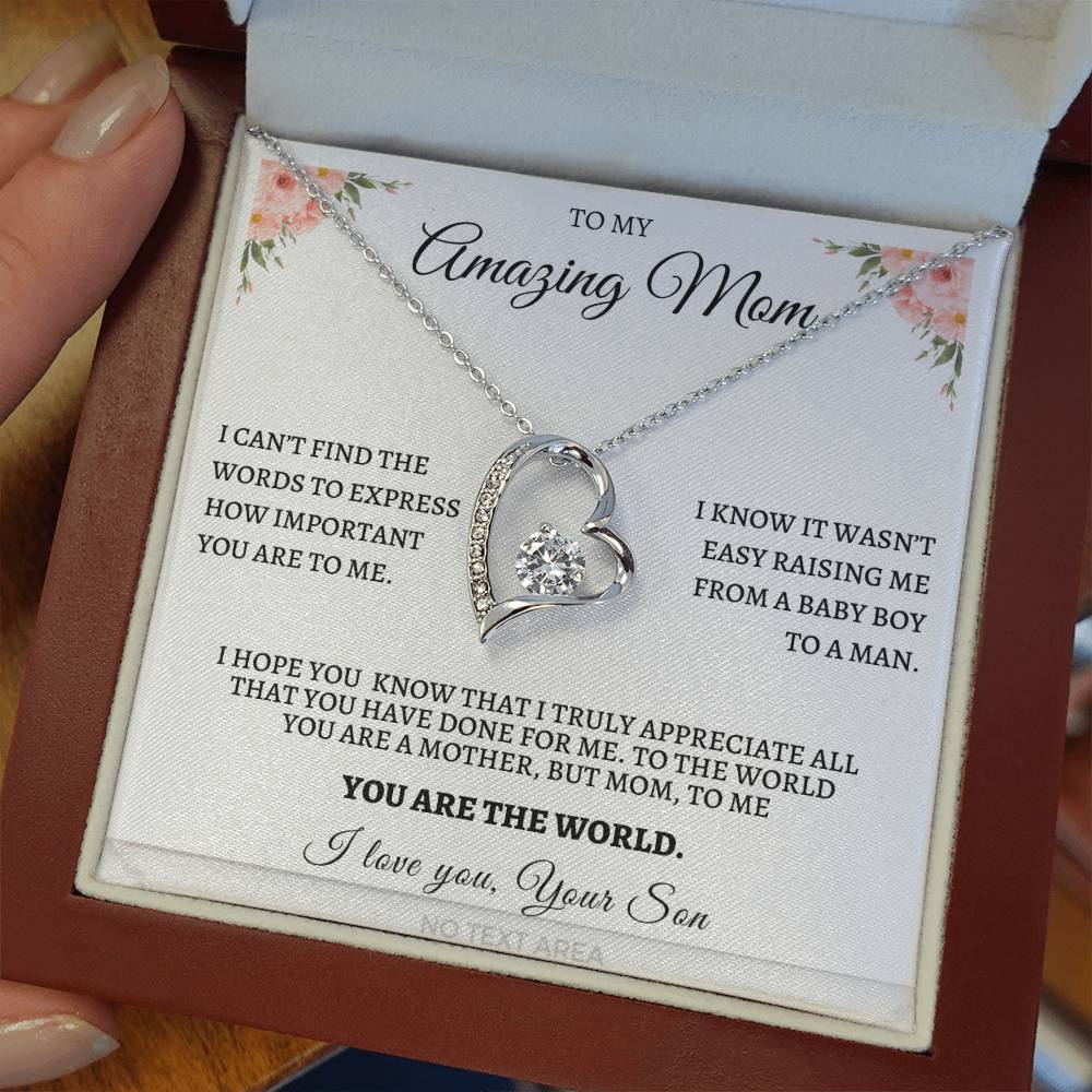 Forever Love Necklace - From Your Son, I Truly Appreciate You