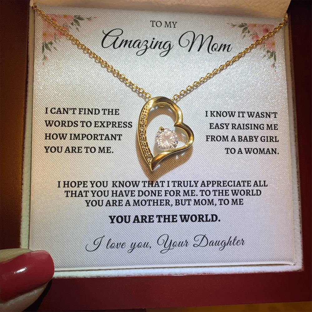 Forever Love Necklace - From Your Daughter, I Truly Appreciate You