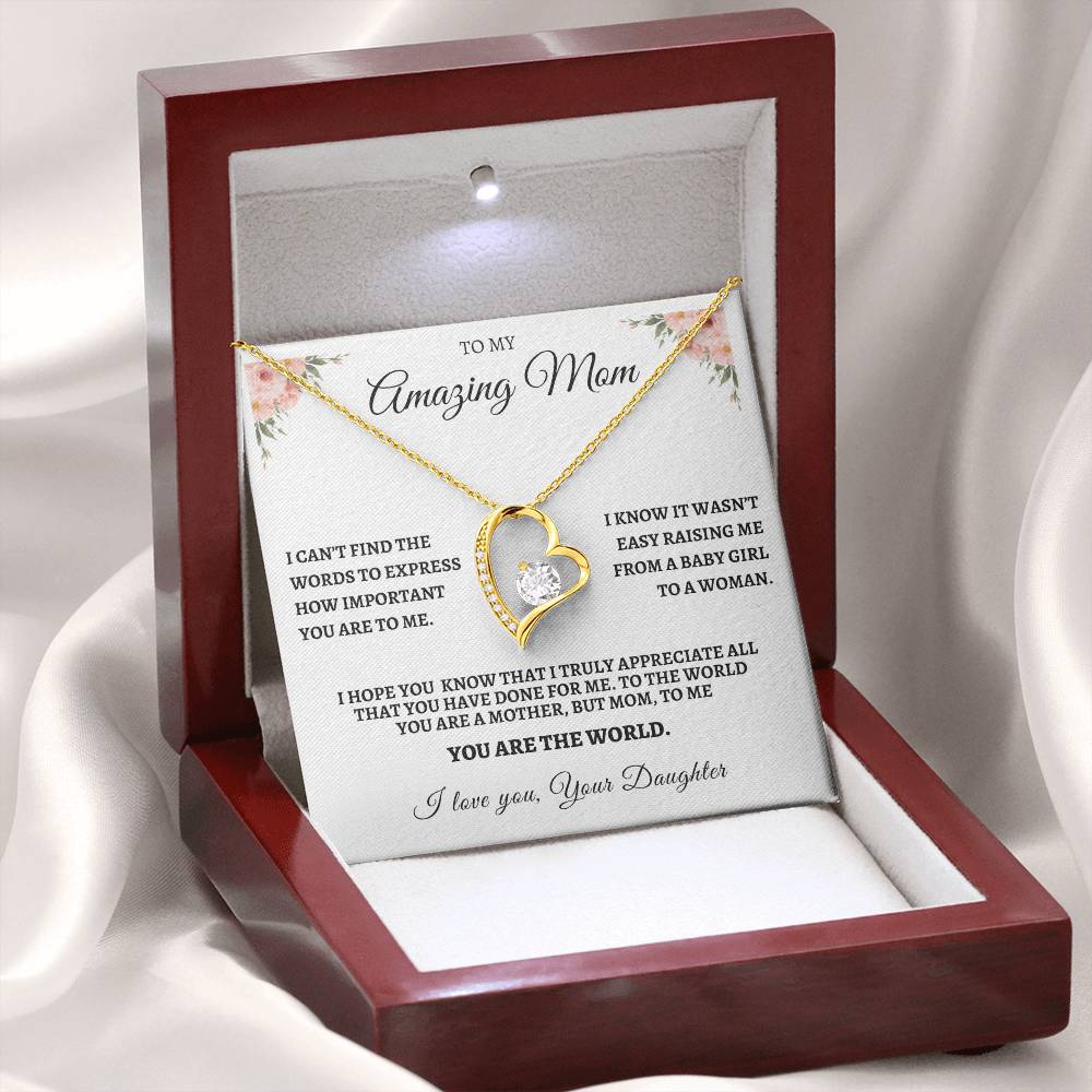 Forever Love Necklace - From Your Daughter, I Truly Appreciate You