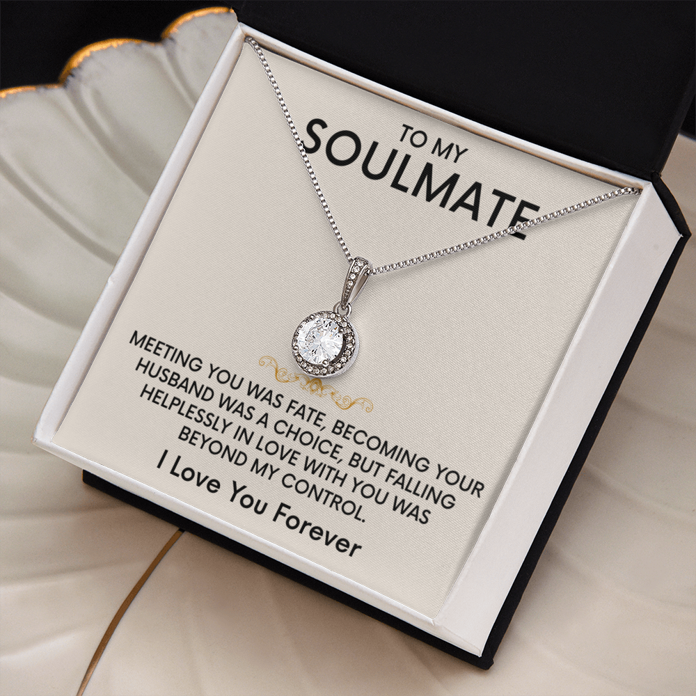 The Dazzling Eternal Hope Necklace Featuring a Cushion Cut Center Cubic Zirconia