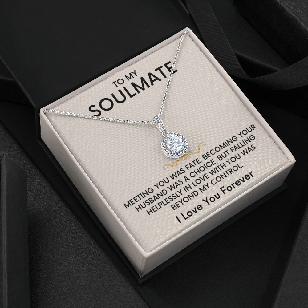 The Dazzling Eternal Hope Necklace Featuring a Cushion Cut Center Cubic Zirconia