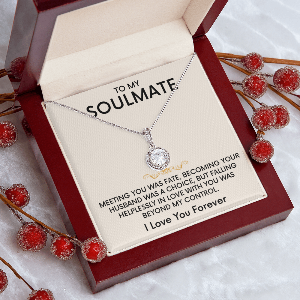 The Dazzling Eternal Hope Necklace Featuring a Cushion Cut Center Cubic Zirconia