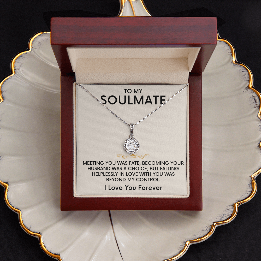 The Dazzling Eternal Hope Necklace Featuring a Cushion Cut Center Cubic Zirconia