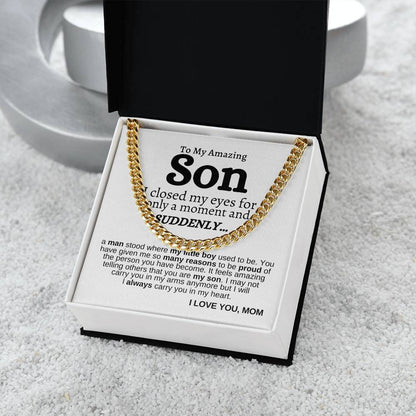 Cuban Link Chain - Always Carry You in My Heart