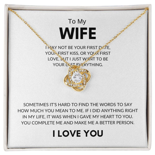 Love Knot Necklace - Wife