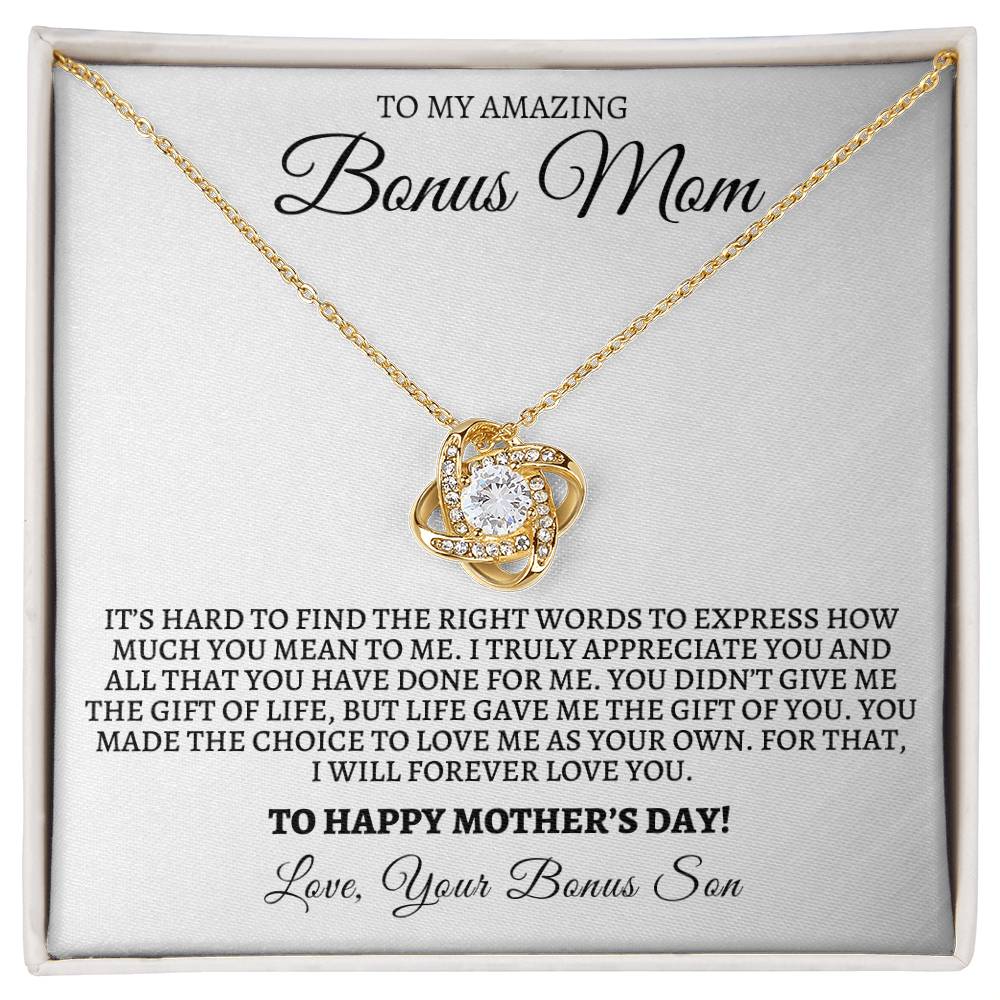 Happy Mother's Day To An Amazing Bonus Mom-from Bonus Son