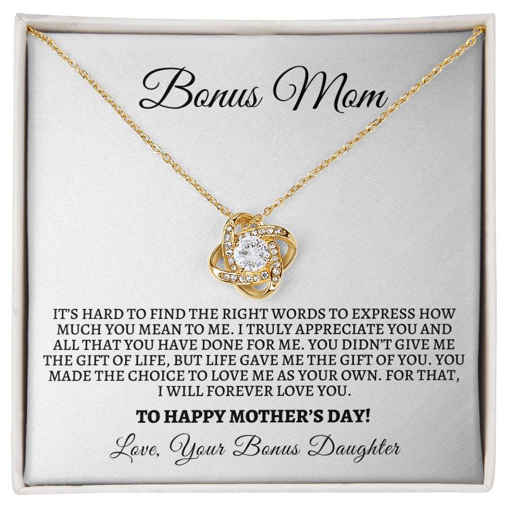 Mother's Day To An Amazing Bonus Mom- Bonus Daughter