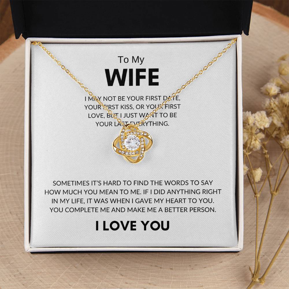 Love Knot Necklace - Wife