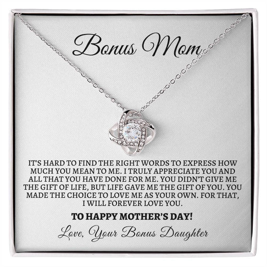 Mother's Day To An Amazing Bonus Mom- Bonus Daughter