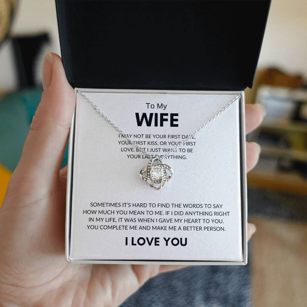 Love Knot Necklace - Wife