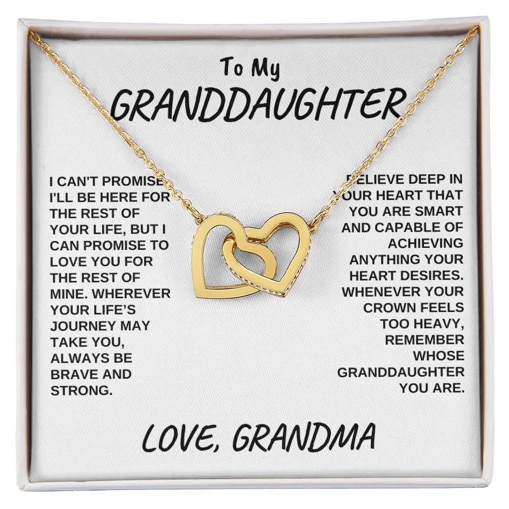 Interlocking Hearts - Granddaughter You Are Capable