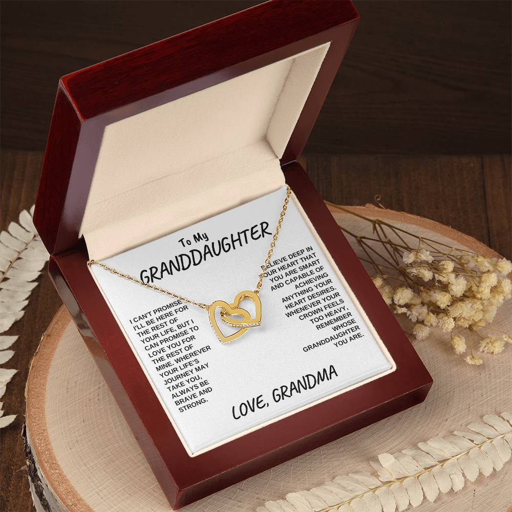 Interlocking Hearts - Granddaughter You Are Capable