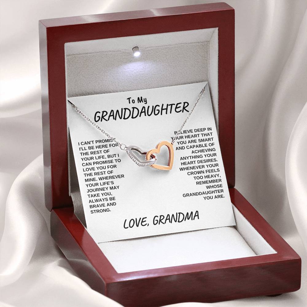 Interlocking Hearts - Granddaughter You Are Capable