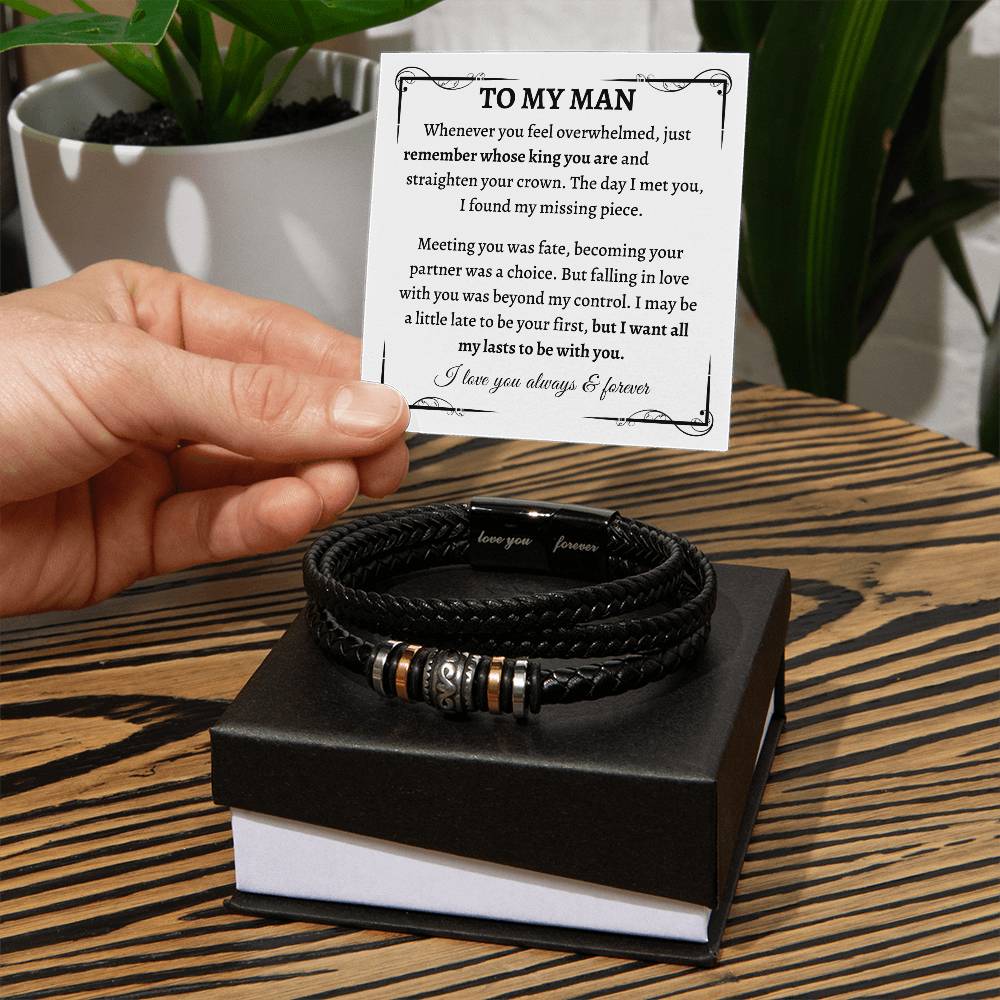 Love You Forever  Bracelet - My Man