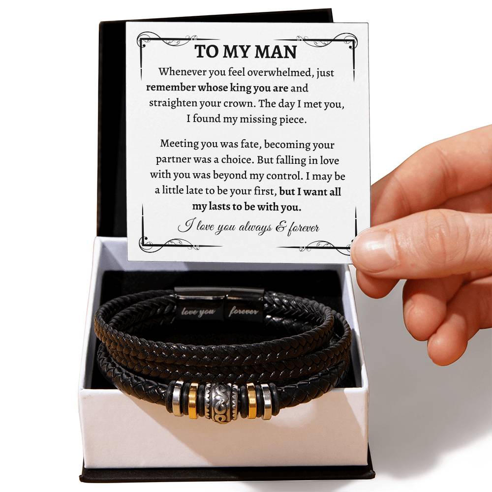 Love You Forever  Bracelet - My Man