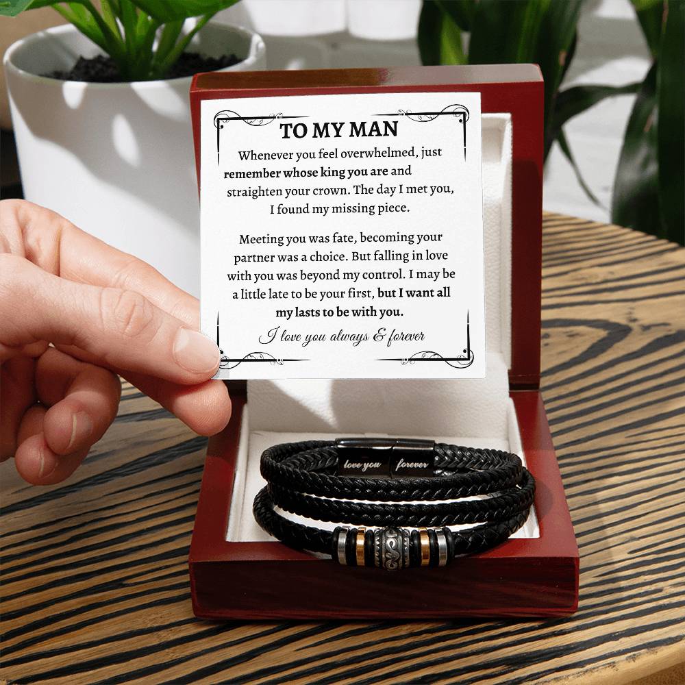 Love You Forever  Bracelet - My Man