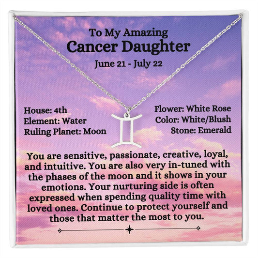 Cancer Daughter - Light Pink Sky