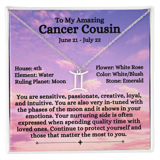 Cancer Cousin - Light Pink Sky