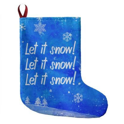 Giant Stocking - Let It Snow