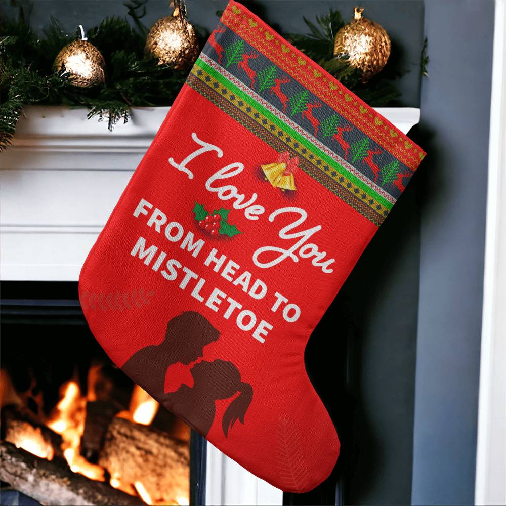 Giant Stocking - From Head to Mistletoe