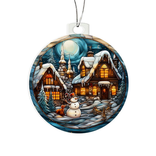 Acrylic Ornament A Frosty Night