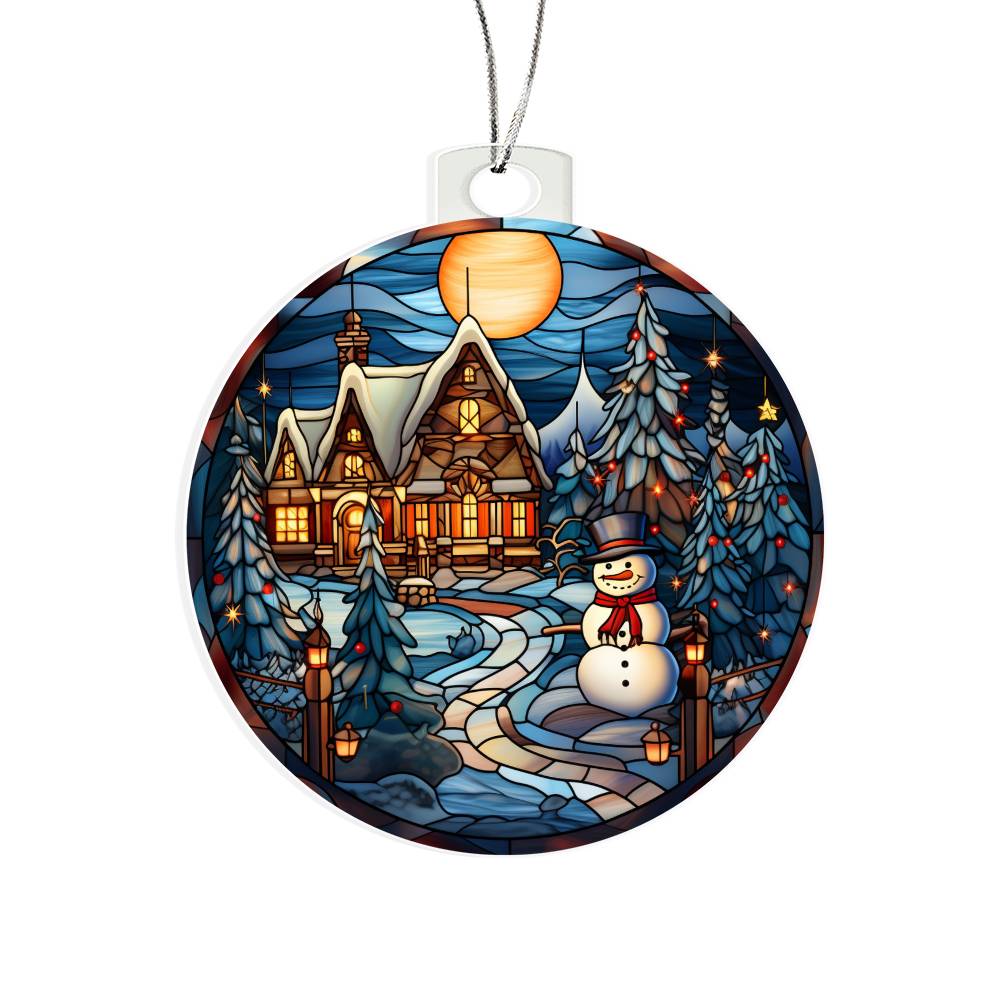 Acrylic Ornament - Winter Nights