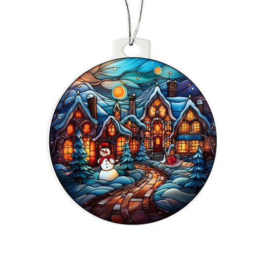 Acrylic Ornament - Waiting for Santa