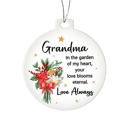 Acrylic Ornament In the Garden of My Heart